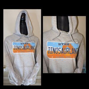 DINOSAURLAND Vernal Utah Hoodie Unisex Adult M